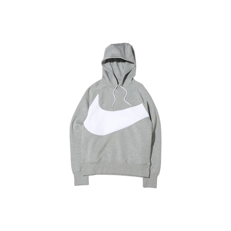 Nike Sportswear Swoosh Hoodie Dark Grey Heather DD8223-063 M