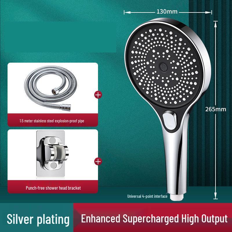 Compact High-Pressure Handheld Shower Set
