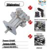 Piston Pneumatic Motor M1-M7-F-L-IEC with Forward/Reverse & Stepless Speed Regulation, Explosion-Proof Safety.