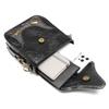 Johnature Retro Rivet Moto & Biker Women Shoulder Bags Fashion Versatile Black Female Small Crossbody Bags
