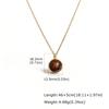 Nature Stone Crystal Healing Necklace for Women Stainless Steel Spiritual Stones, Emotional Balance Minimalist Jewelry