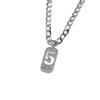 Lucky Number Necklace  High-end Hollow Pendant Accessories Number Necklace