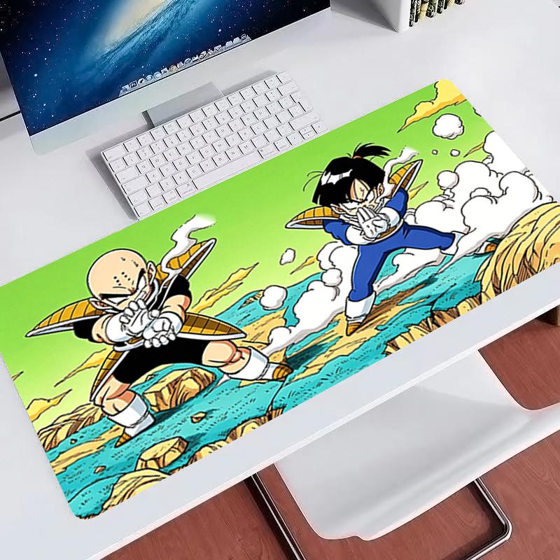 Mouse Pad Dragon Ball Krillin Extended Mouse Pad Game Pc Computer Keyboard Desk Mat Dbz Carpet Gaming Accessories Large Mousepad