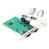 PCIe Serial Parallel Card, PCIExpress To RS232 Port & Printer LPT Adapter for Desktop PC Windows10