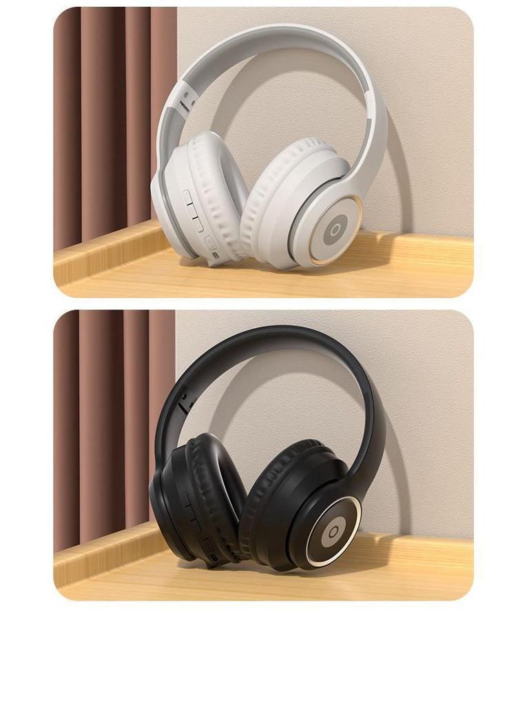 Wireless Over-Ear Bluetooth Headphones with Heavy Bass, Long Battery Life, and Noise Cancelling for Gaming