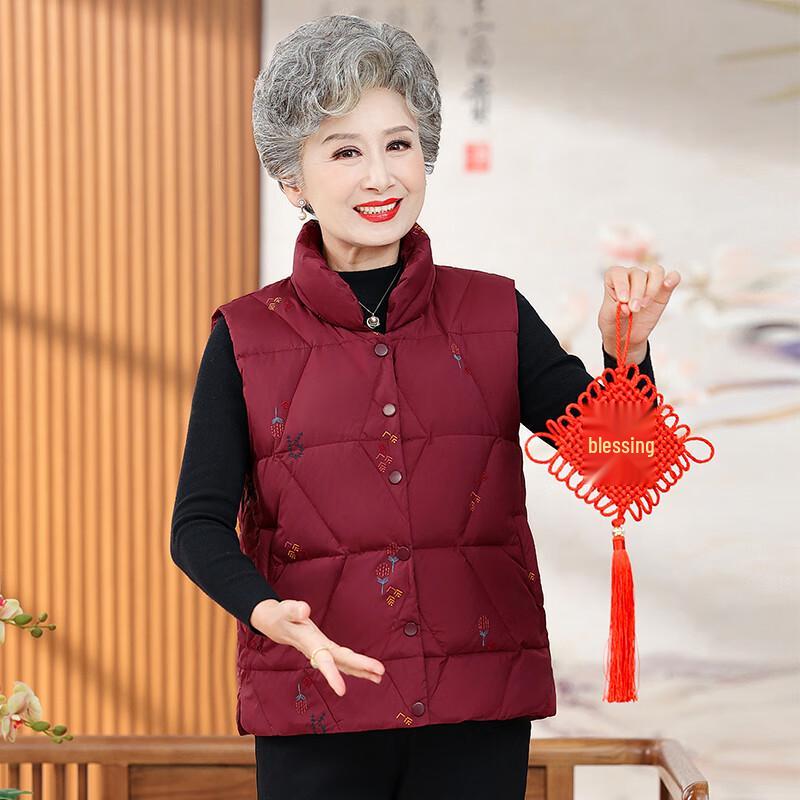 Gepolsterte Winterweste für ältere Frauen