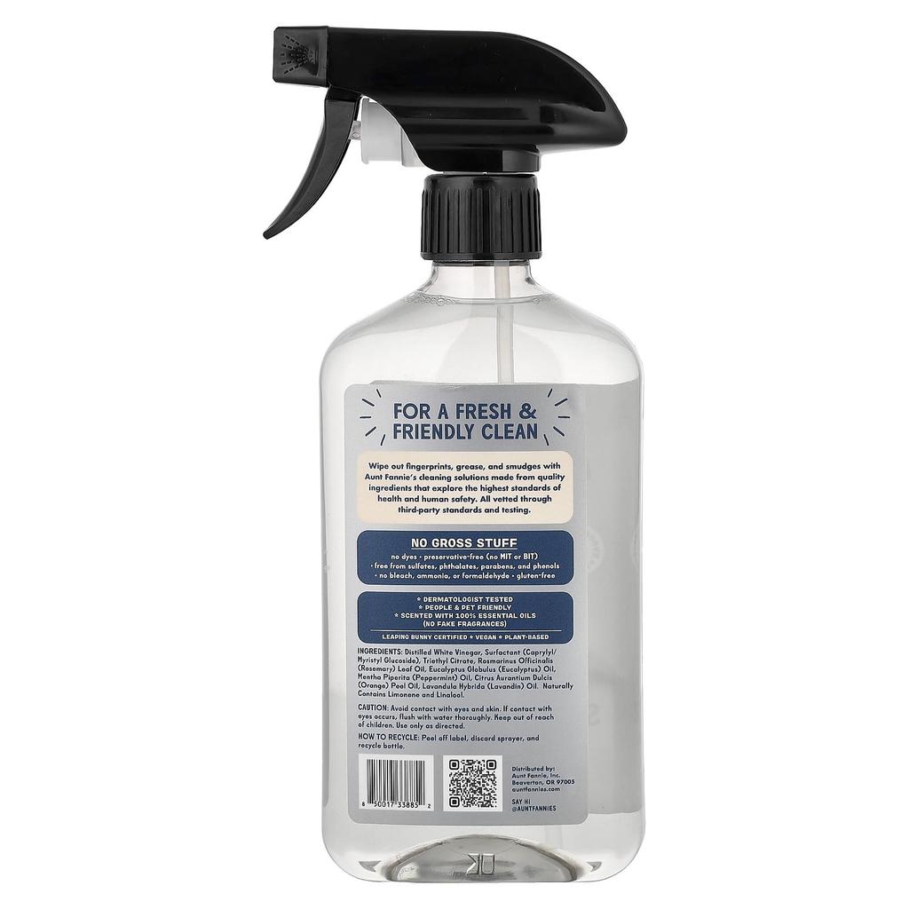 Aunt Fannie's, Stainless Steel Cleaner, , 500ml (16.9 Fl Oz)