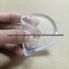 U-Shaped Silicone Height Boost Pads: Transparent, Anti-Slip, Shock-Absorbing Heel Insoles for Sports