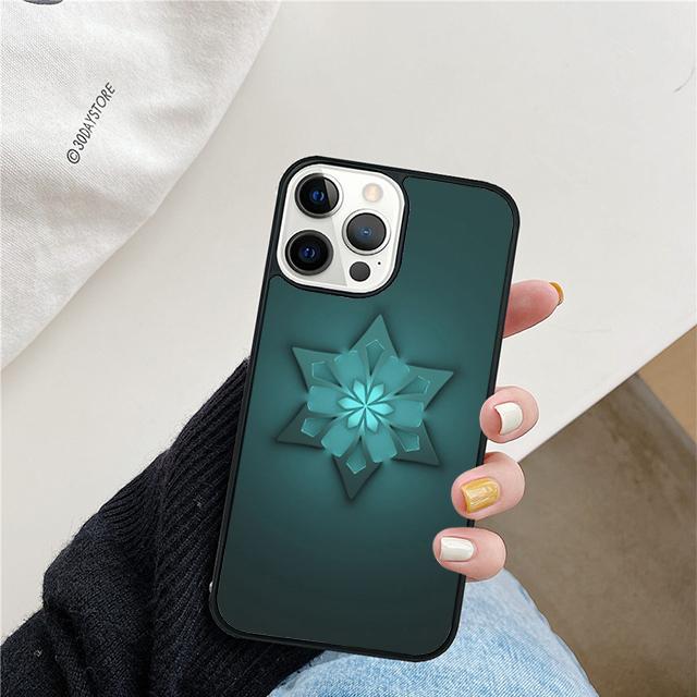 Genshin Impact Elements Phone Case Cover For iPhone 17 Air 15 16 16e 13 14 12 11 Pro Max Coque For Apple Plus fundas