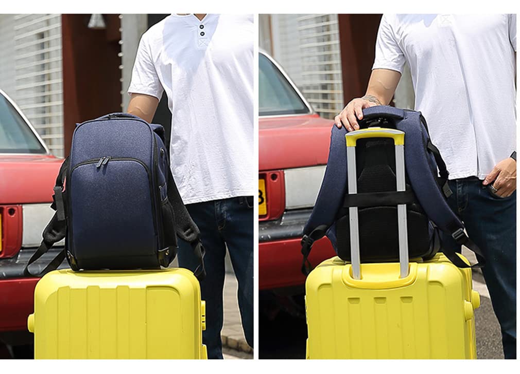 Professionell Kameraryggsäck med SLR-kamera Stativ och Svart Interiör för Utomhus Kompatibel med och Mer [Chonor] Förvaring, Bärande,