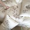 Spring/Summer High-End Lyocell Tencel Embroidery 4-Piece Cool Touch Bedding Set