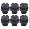 10PCS Drain Plug Fine Workmanship Simple Operation Rubber Material Small Volume 1/4in Swimming Pool