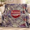 Arsenal F.C. blanket Flannel Blanket Soft Cozy Plush Throw for Sofa Bed Lightweight Home Decoration Outdoor camping