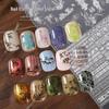 X-009 Floral Steel Nail Art Plate: High Appearance Value with Scraper & Multiple Patterns