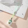 Portable Lucky Cat Phone Charm Assorted Color Lucky Cat Key Rings Decoration With Bells For Positive Energy
