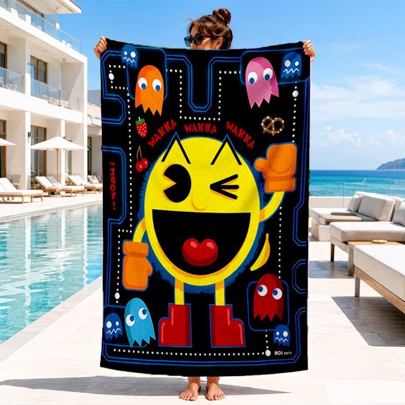 colorful game Adventure Beach Towel, Microfiber Beach Towel, Perfect For Pool, Beach, Travel, Home Decor Beach Party Fan gifts