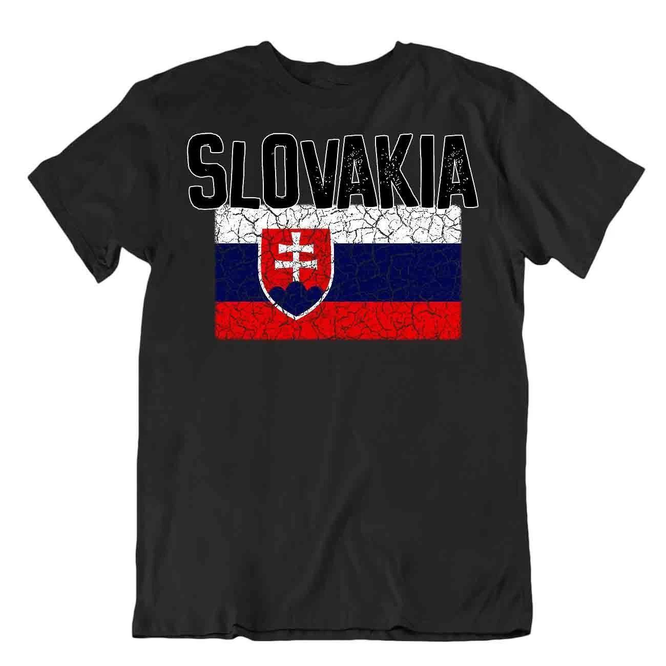 Flag T-Shirt Slovakia Fashion Country Souvenir Gift Tee Pride logo 4XL
