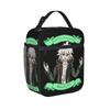 Nagito Komaeda Danganronpa Anime Thermal Insulated Lunch Bags for School Portable Food Bag Thermal Cooler Lunch Boxes