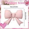 6pcs Pink Bow Balloons, Bow Tie Pink Balloon for Wedding Bride Shower Gift, Decorative Pink Balloon for Girls Birthday Party