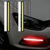 Strip DRL FOG COB CAR 2X LED Ultrathin Waterproof Daytime Running Lights LAMP WHITE DAY Driving 12V