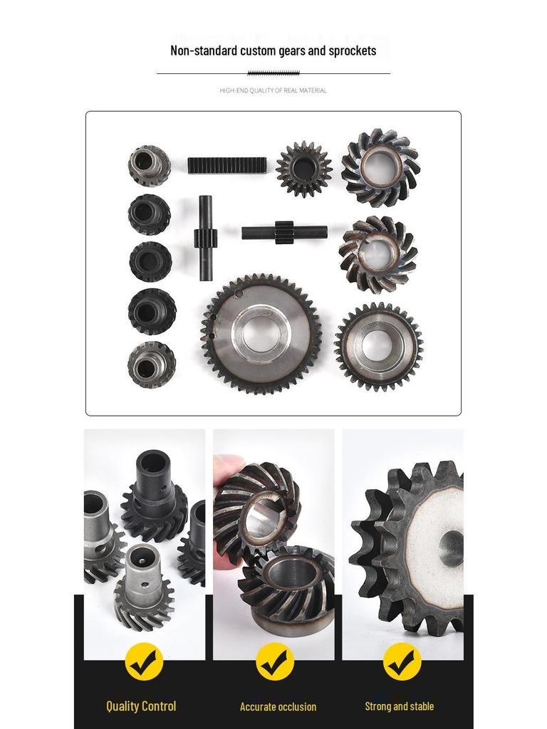 Precision Helical Rack and Stainless Steel Wheel Shaft