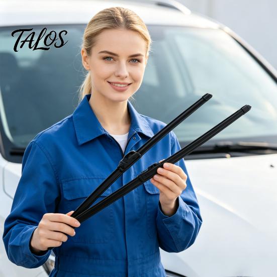 High Performance Auto Wipers Wiper Blades for Kia Rio 3 UB 2011-2017, 26"+16"+11" Beamless Front Rear Seamless Fit Curved Glass Full Set, Quiet