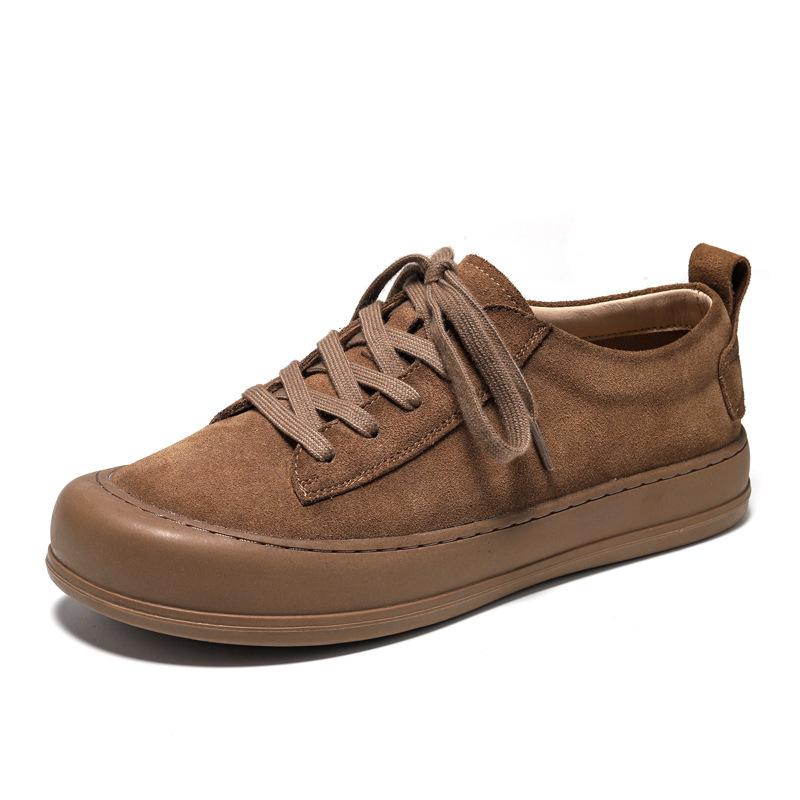 New Luxury Casual Shoes Outdoor Men's Sneakers Tenis Masculino Skateboard Men Shoes Thick Sole Platform Suede Leather Flats Men