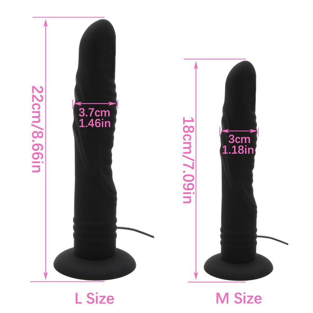 Vibratori vaginali a 7 velocità per donne Butt Plug Anale Dildo grande Vibratore realistico con ventosa