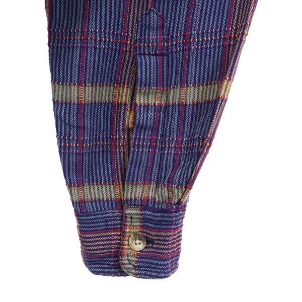 L.L.BEAN 80s Vintage Check Pattern Long Sleeve Check Shirt S Men's Used