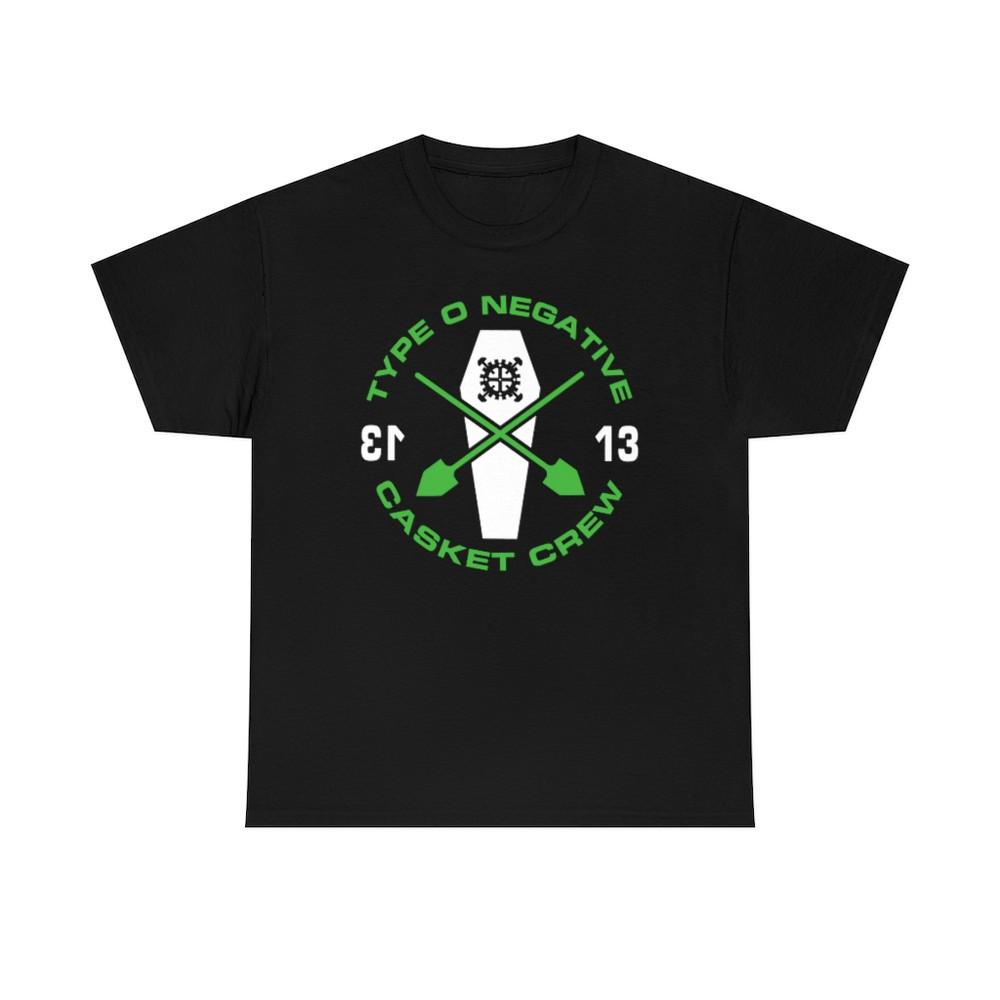 Type O Negative Casket Crew Cotton Black All Size S-4XL Unisex Tee Shirt Unisex T-Shirt L