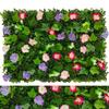Flower Artificial Eucalyptus Carpet 60*40cm Artificial Fern Grass  Privacy Screen
