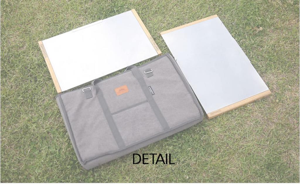 CAMPING MOON Campfire Table, Large Size, Canvas Storage Bag, Tote Bag with Cushion, T-380-B