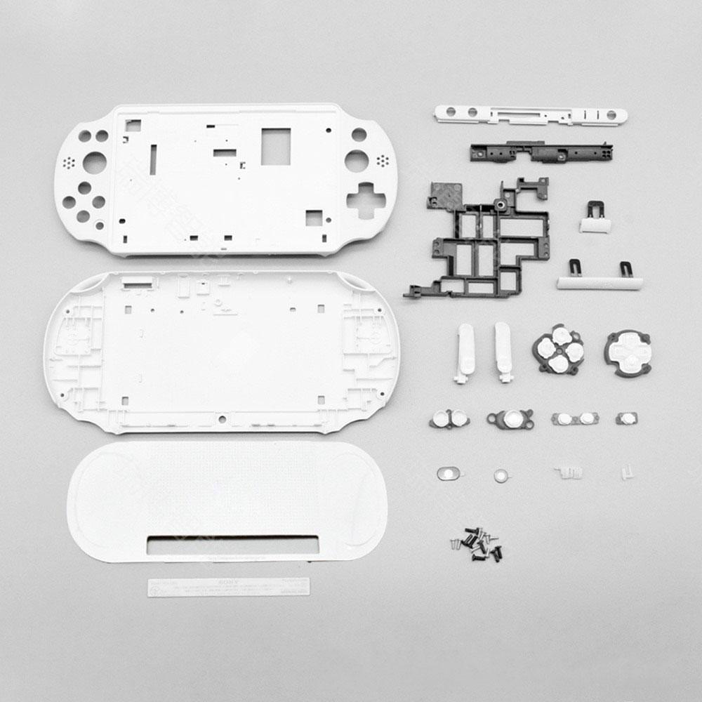 Vollständiges Set Kunststoff-Gehäuse für PSV 2000 für Psvita 2000 Spielkonsolen-Hülle Abdeckschale SD-Kartenfach Funktionstaste Reparatur