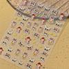 Cute Horse Bowknot Pony Nail Art Sticker Cartoon Lion Dance Manicure Decal New Year DIY Nail Art Decoration