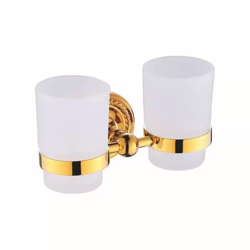 Europäisches Gold Ganzkupfer Badezimmer Handtuchhalter & Zubehörset