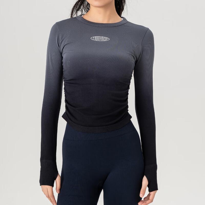 WEZHO Women s Gradient Quick-Dry Yoga Top