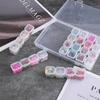 Storage Box Transparent Plastic Box Packaging Box Household Office Supplies Storage DIY Handmade Material Desktop Storage TMZ