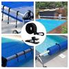 24Pcs Solar Cover Reel Straps Solar Cover Attachment Kit Straps Solar Cover Reel Attachment Kit for Inground Swimming Pool