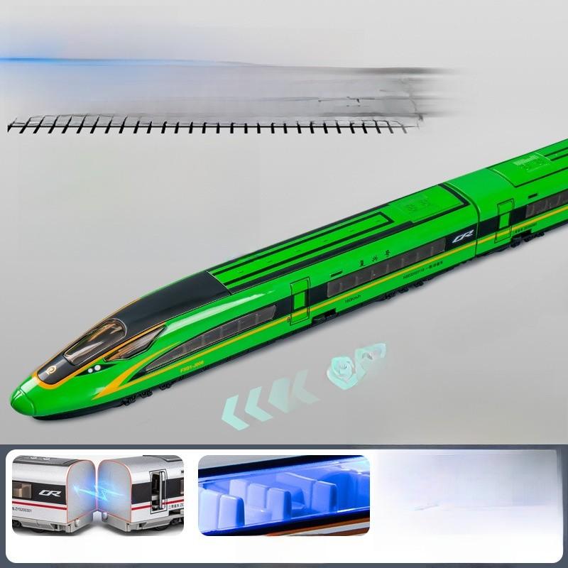 Alloy Highspeed Train Model With Flashing Lights And Sound For Kids Play