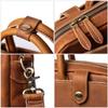 Men'S Handbag First Layer Cowhide Shoulder Oblique Span Bag Casual Retro 14 Inch Genuine Leather Women'S Computer Bag