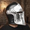 Templar Knight Helmet Full Face Medieval Crusader Helm for Cosplay, Reenactment Display