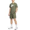 Nike Club Casual Shorts Men's Medium Olive Green HJ1947-222