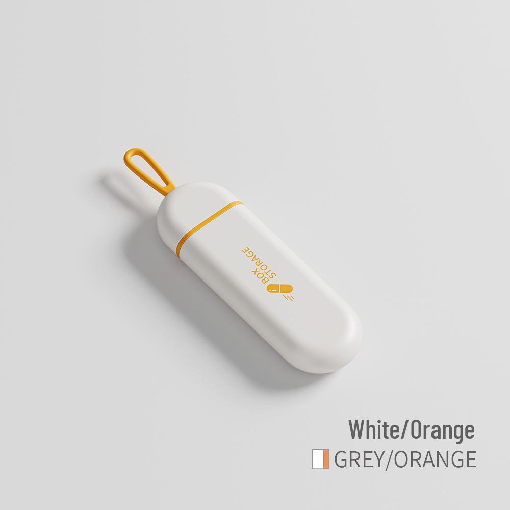 Compact Portable Pill Box, Light-Proof Daily Storage, Mini Food-Grade Sealed Dispenser.