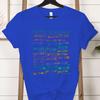 Library Book Classic Tops Vintage Book Due Date Bookish Rainbow Reading TShirt Return To The Library Graphic Womens Clothing