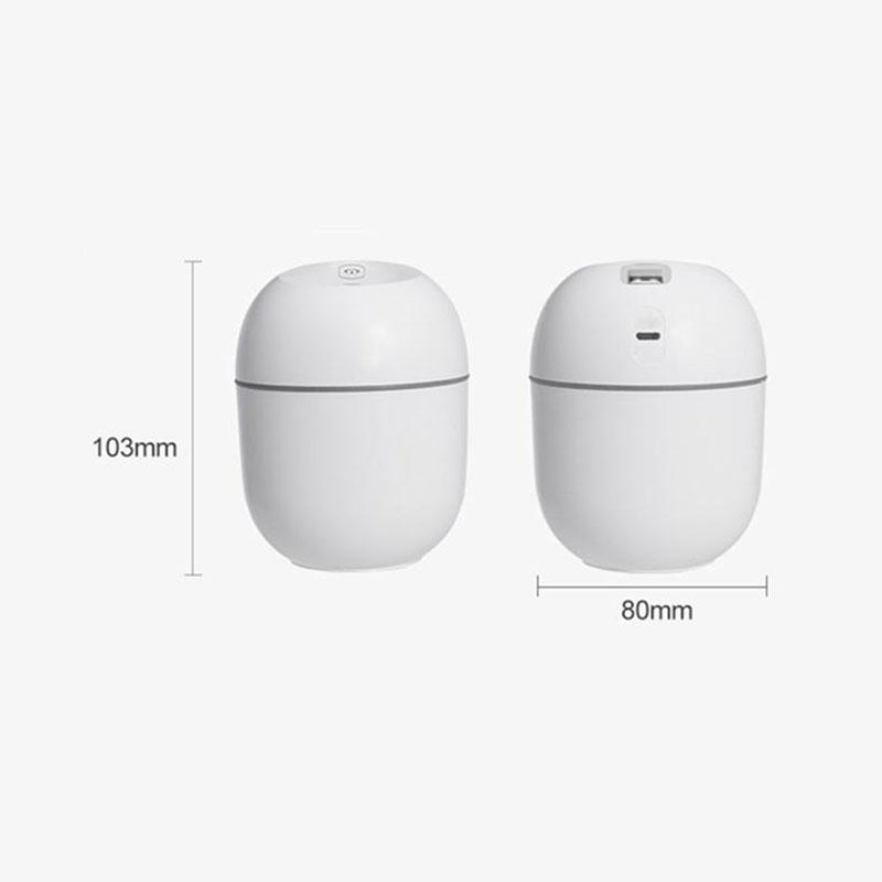 Ultrasonic Air Humidifier Mini Portable Essential Oil Aromatherapy Diffuser for Home Office Car 220ml