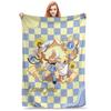 Pure Vanilla and Shadow Milk Blankets Cookie Run Kingdom Plush Awesome Warm Throw Blankets for Home Summer
