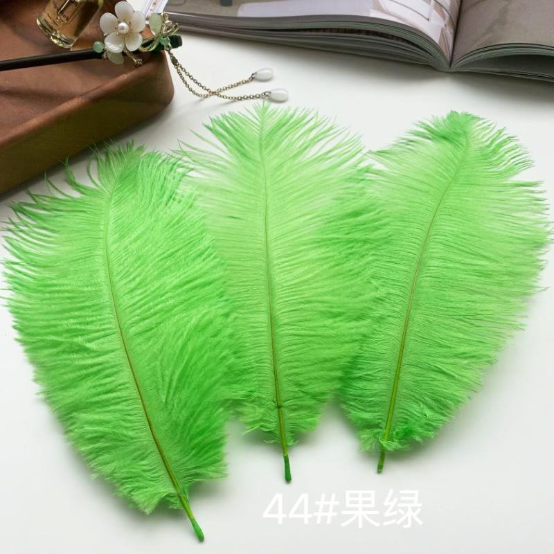 Ostrich Hair Colored Feathers 20-25Cm Wedding Table Lamp Decoration Stage Diy Material Clothing Accessories