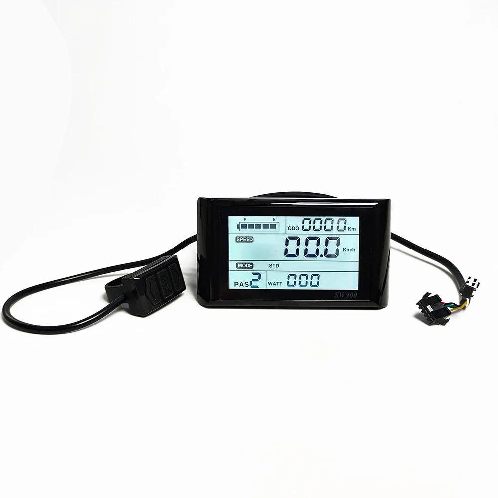 New 24v 36v 48v Electric Bicycle Parts Lcd Display UKC1 with LED Display and Colour Excellent Ebike Accessories