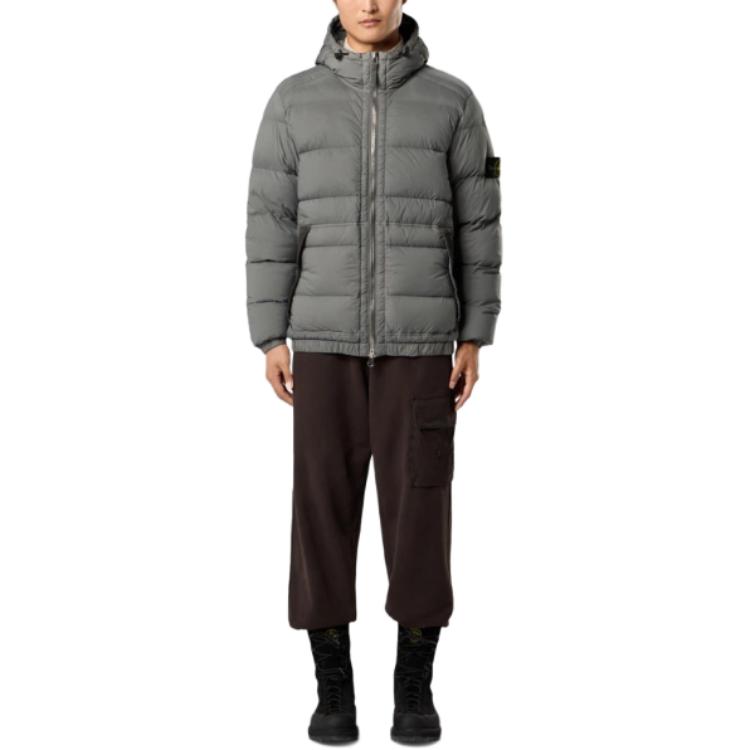 STONE ISLAND Down Jacket Unisex Concrete Gray K2S154100040S0028-V006B
