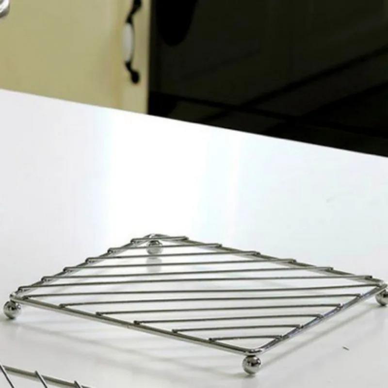 Hot Stainless Steel Sink Drainer Rack Multifunctional Kitchen Fruit Vegetable Dish Drying Rack Kitchen Sink Protector Grid